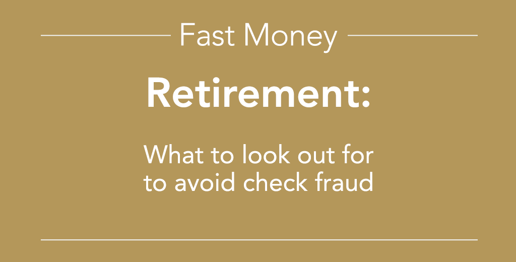 what to look out for to avoid check fraud